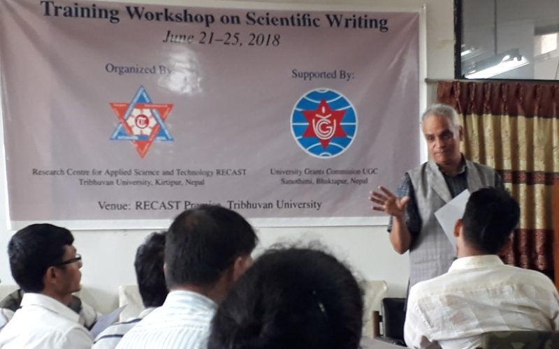 रिकास्टमा बैज्ञानिक लेखन प्रशिक्षण कार्यशाला शुरु